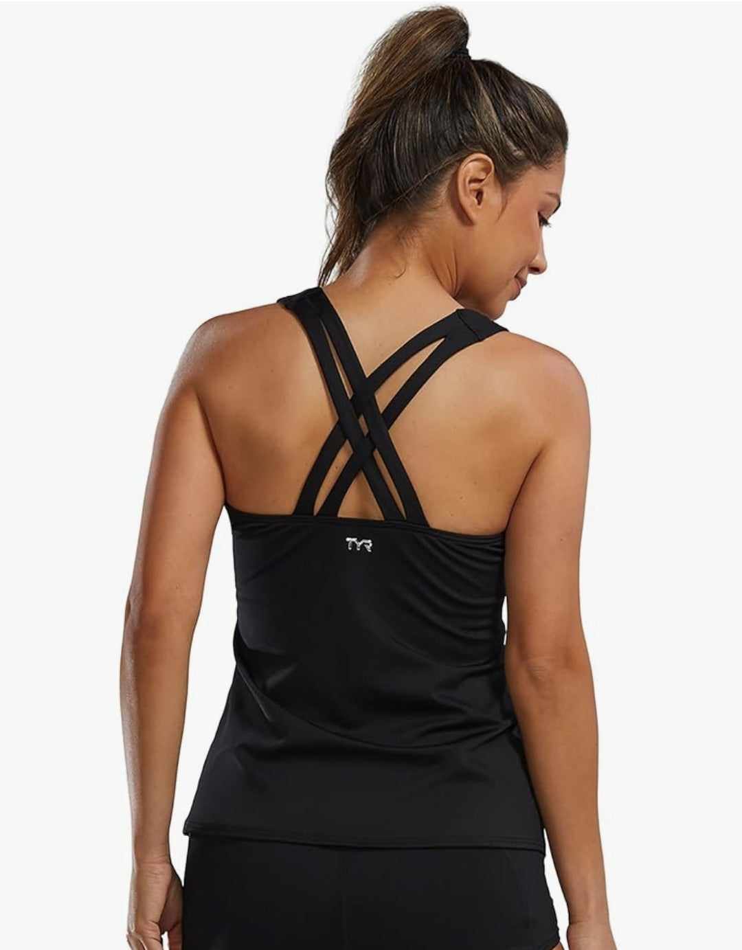TYR Square Neck Tankini Top (Size 8)