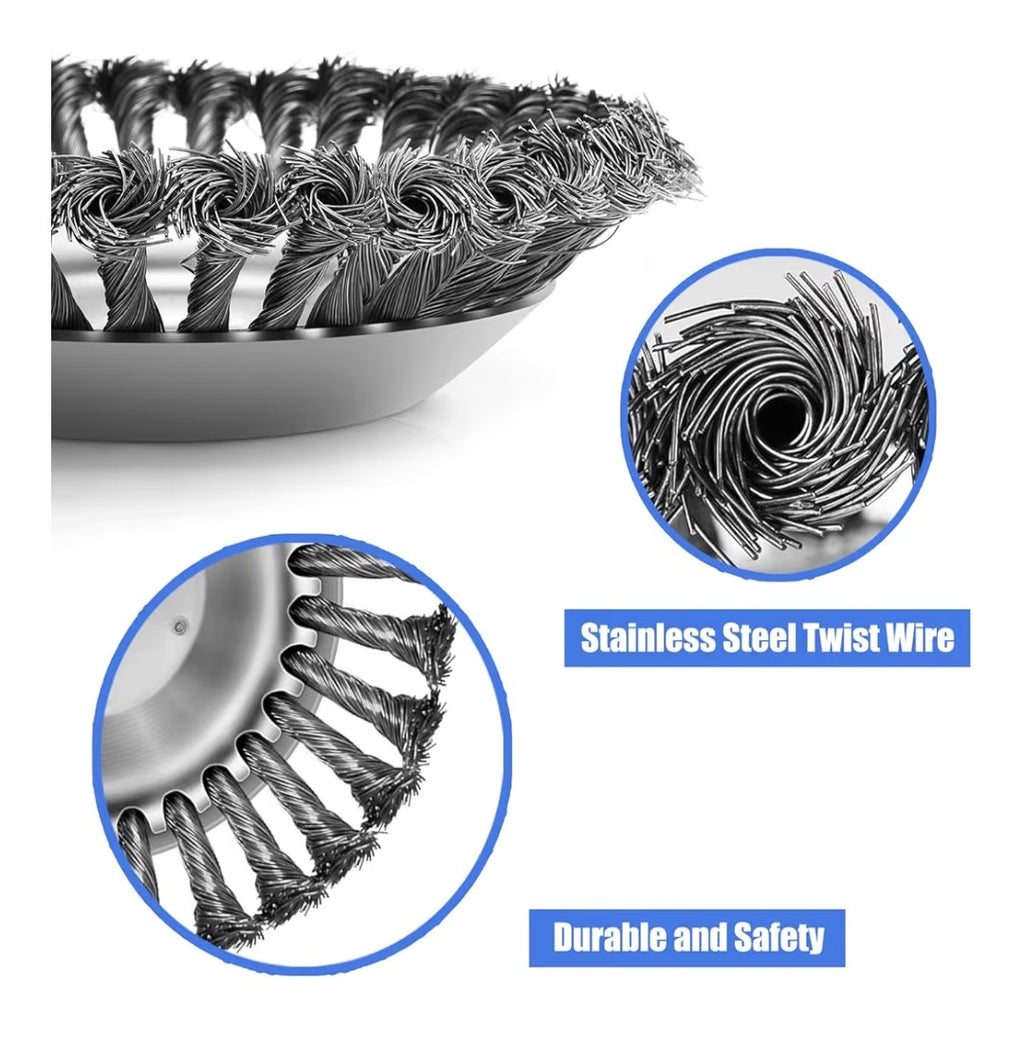 Derusting Weeding Wheel 8in