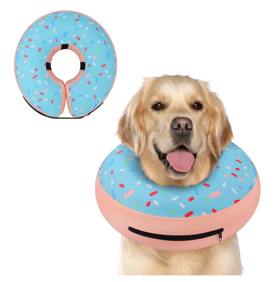 Super Imflatable Dog Cone Collar (Medium)