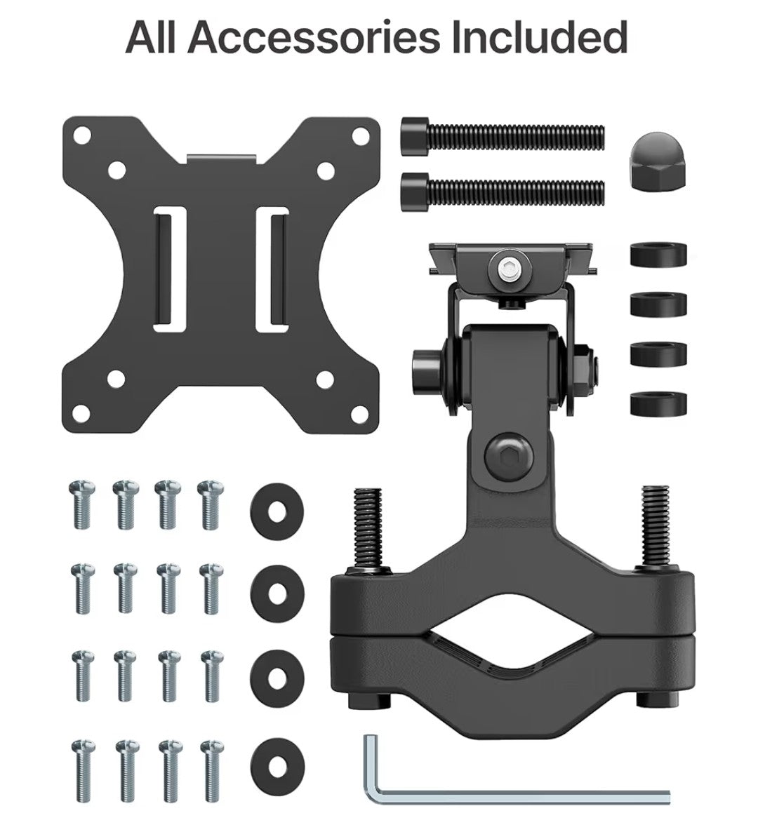 monTEK Pole Mount Monitor Arm