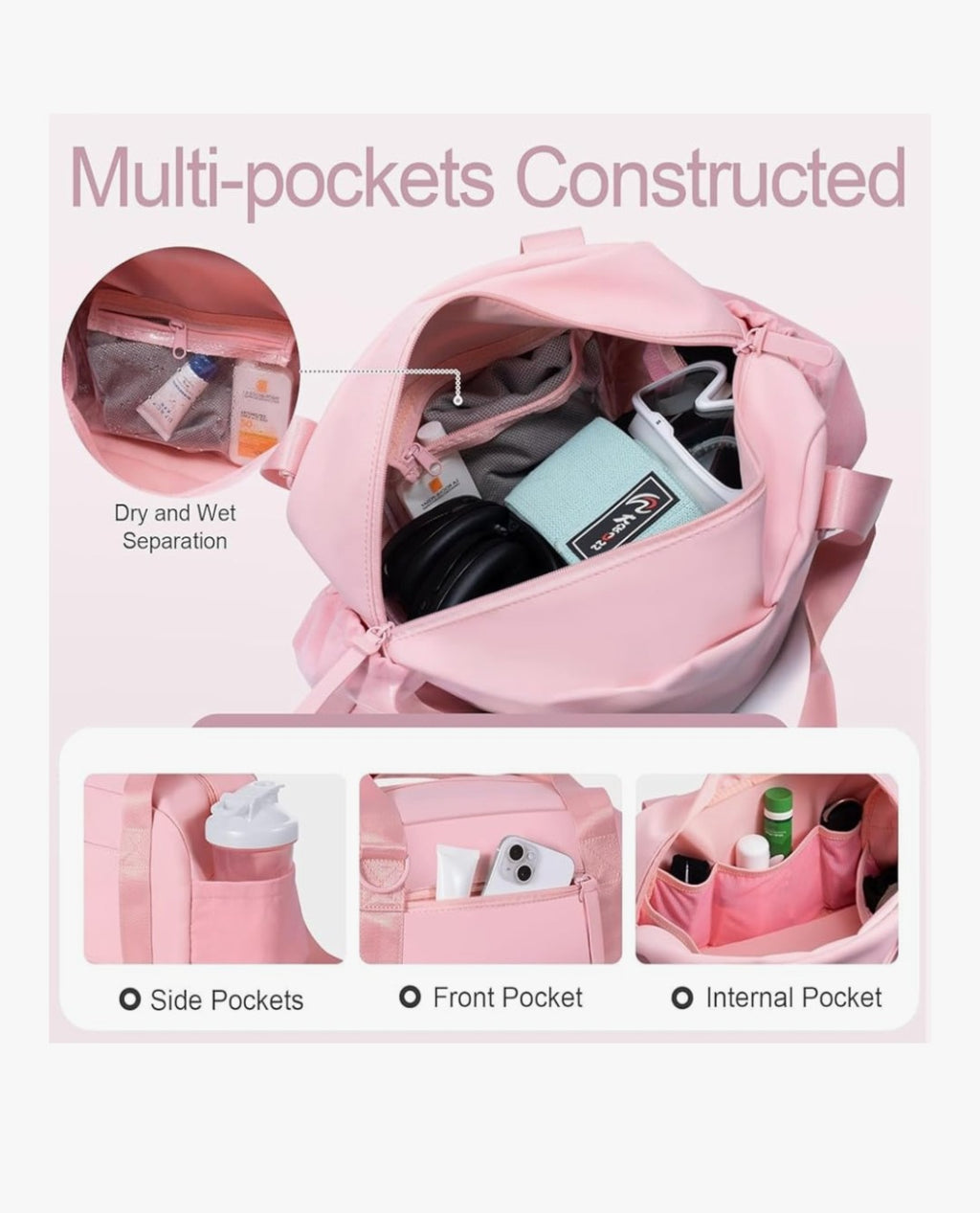 Pink Mini Tote Bag
