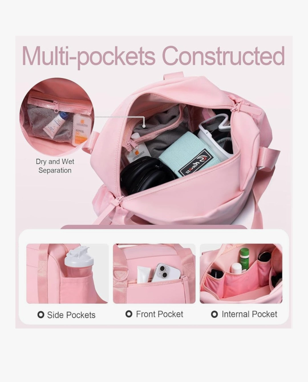 Pink Mini Tote Bag