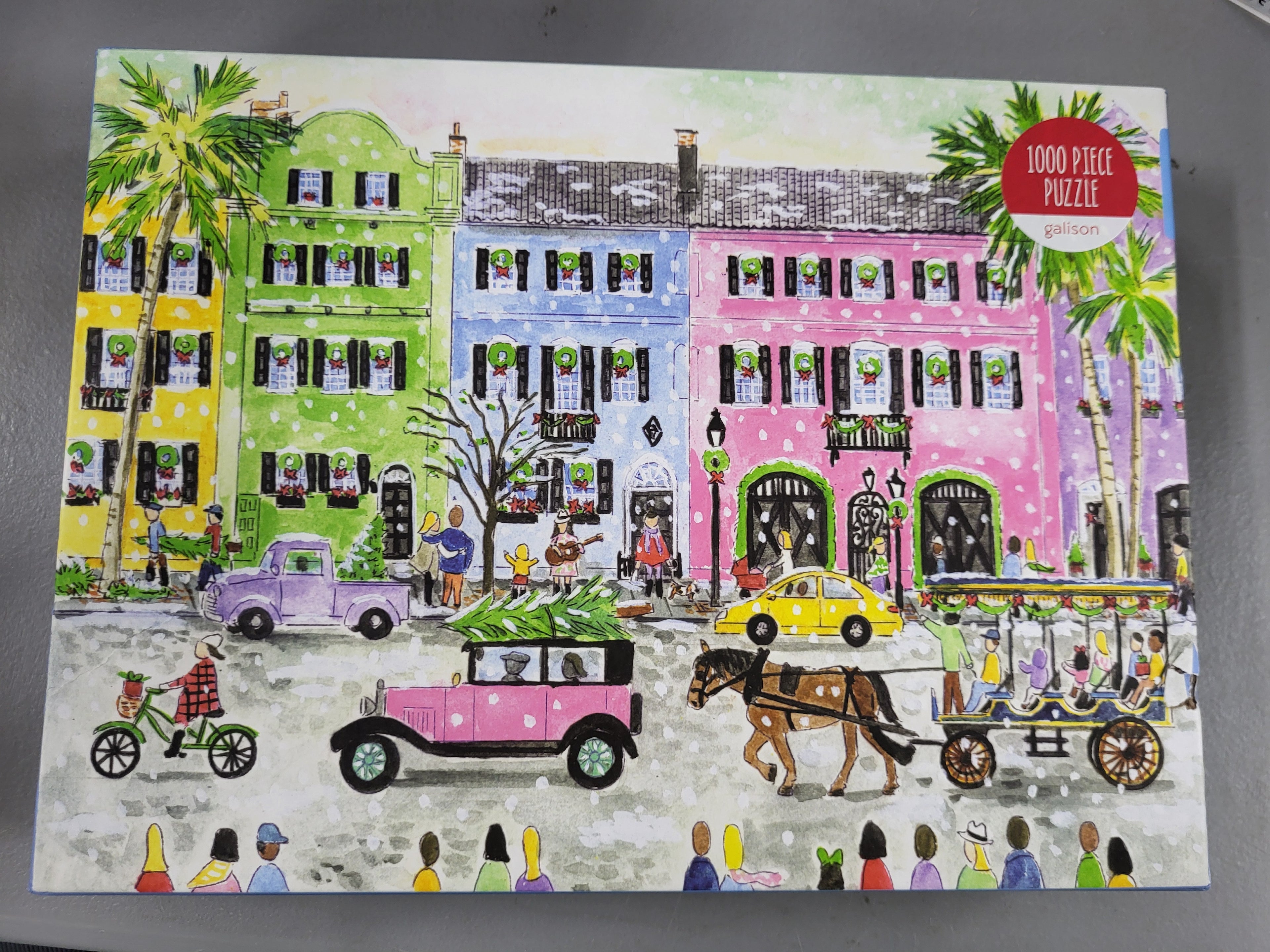Christmas in Charleston 1000 Piece Puzzle