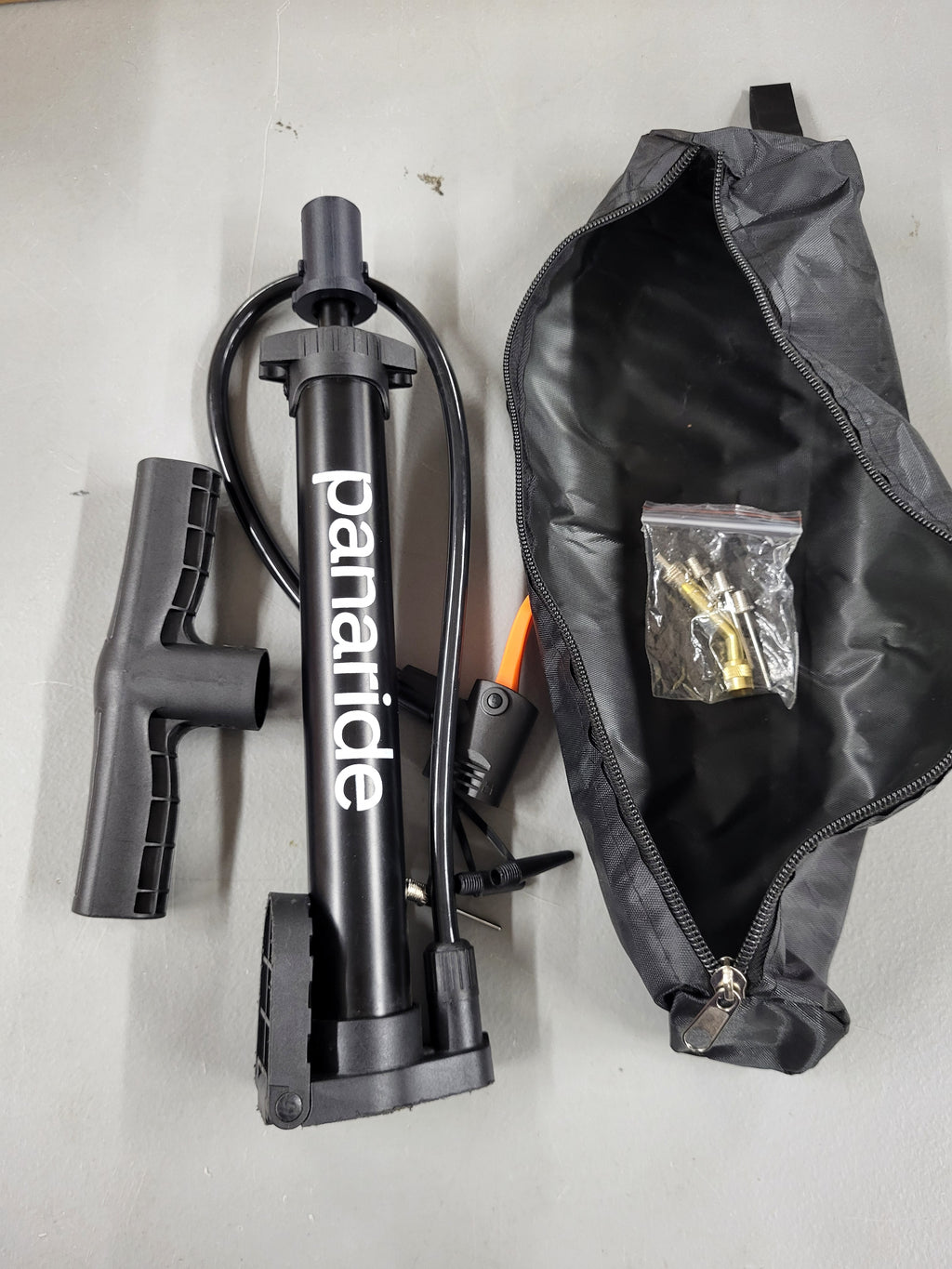 Bike Pump Floor, Advanced Bike Tire Inflator, Bicycle Hand Air Pump with Dual Presta and Schrader Valves, Handheld Pump, Suitable for Road and Mountain Bikes, Baby Stroller, Balls (Portable)