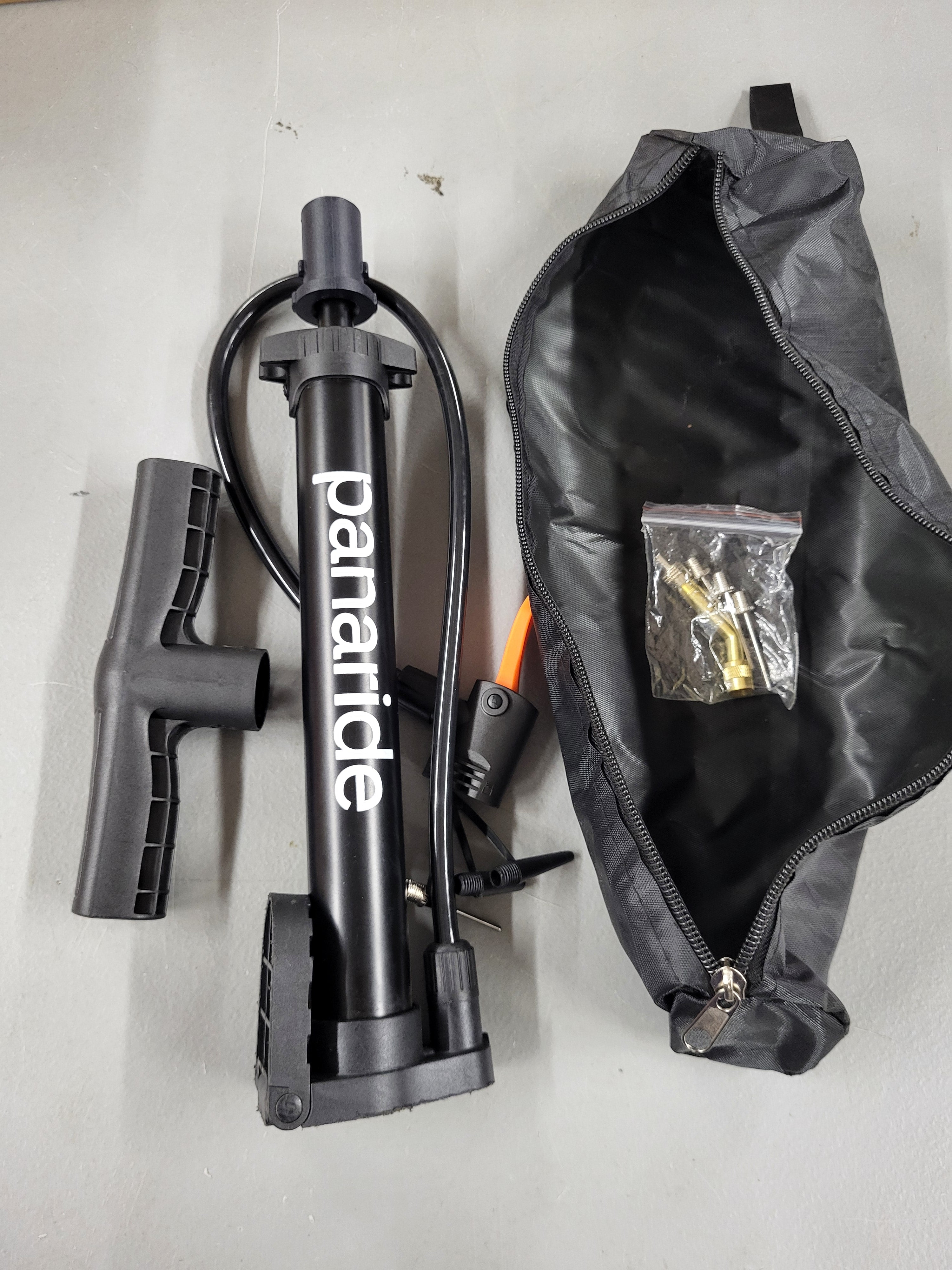 Bike Pump Floor, Advanced Bike Tire Inflator, Bicycle Hand Air Pump with Dual Presta and Schrader Valves, Handheld Pump, Suitable for Road and Mountain Bikes, Baby Stroller, Balls (Portable)