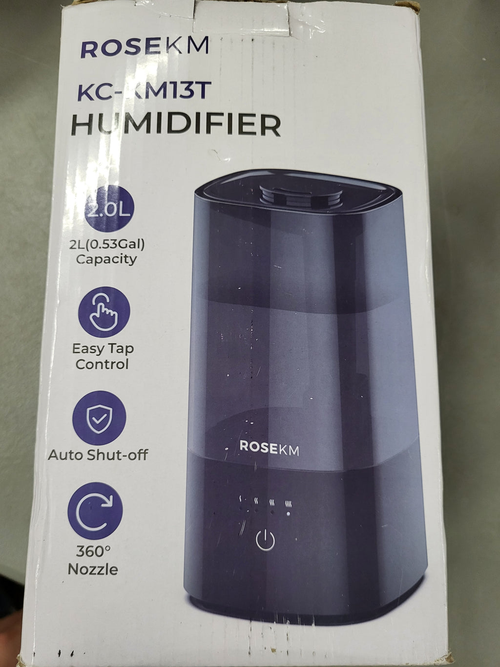 RoseKM Humidifier (Black)