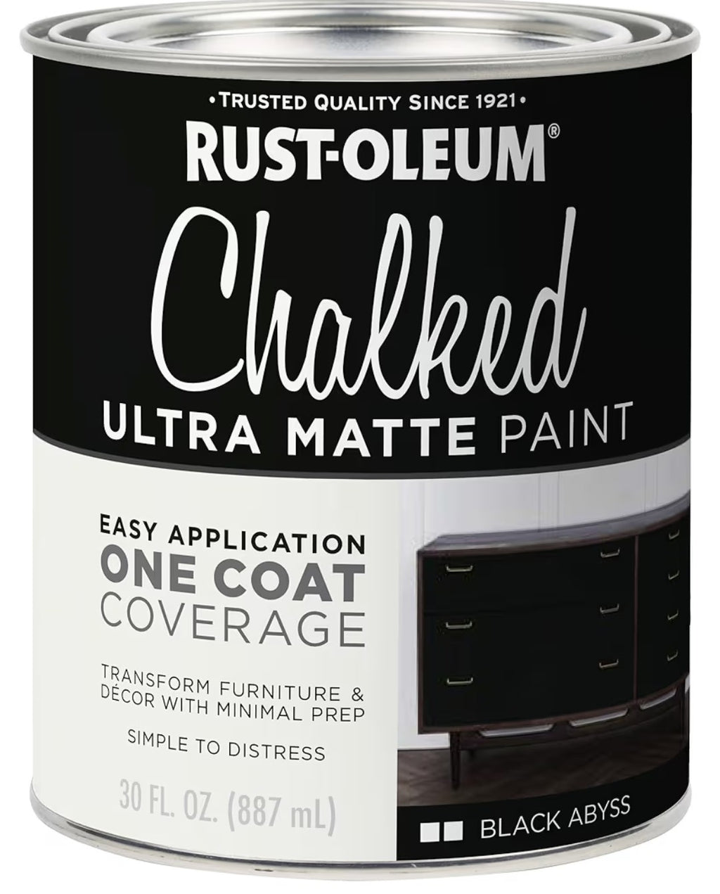 Rust-Oleum Black Abyss Chalked (30 fl. oz.)