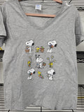 Snoopy V Neck T-Shirt (Large)