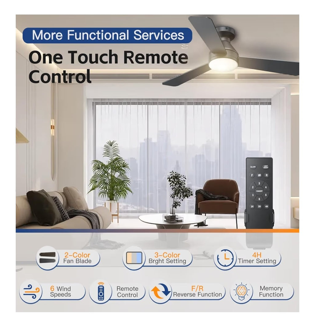Ceiling Fan 42in with Remote