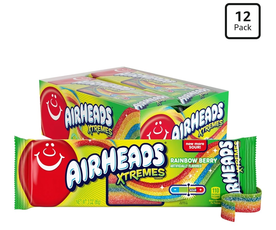 Airheads Xtremes Belts Candy (12 pack)