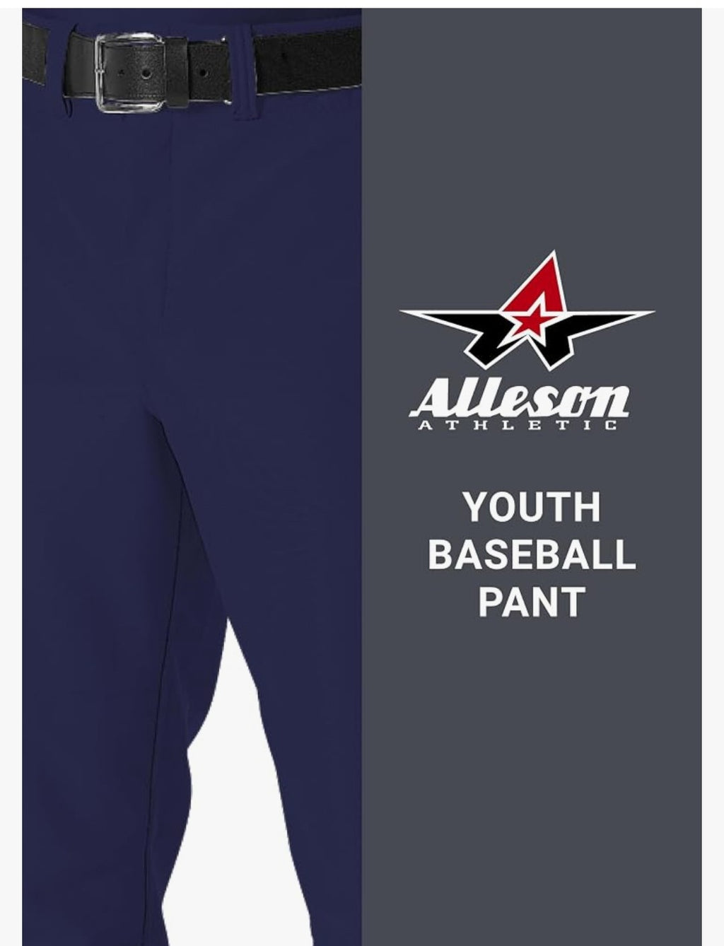 Alleson Athetic Boys Baseball Pants (Youth Small)