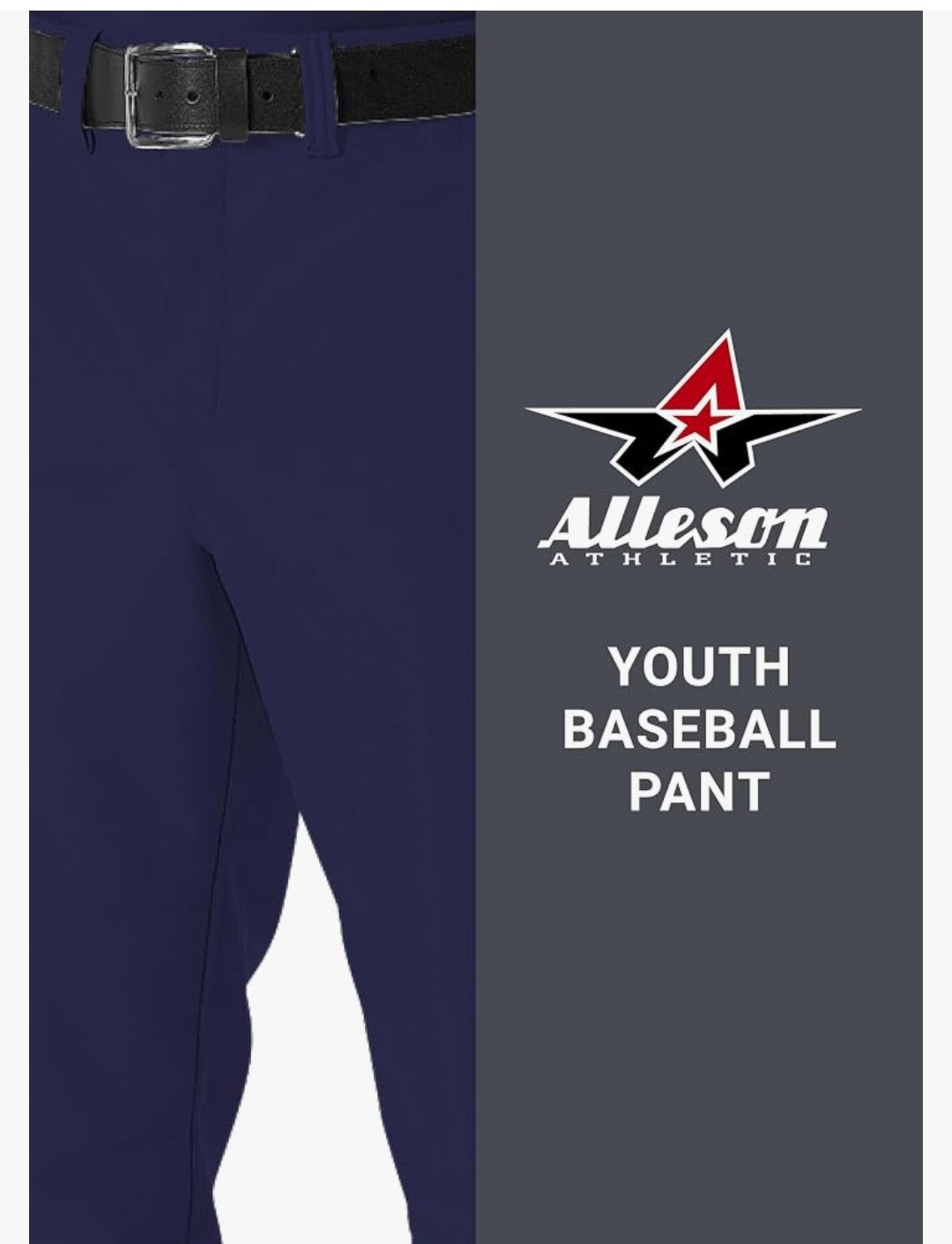 Alleson Athetic Boys Baseball Pants (Youth Small)
