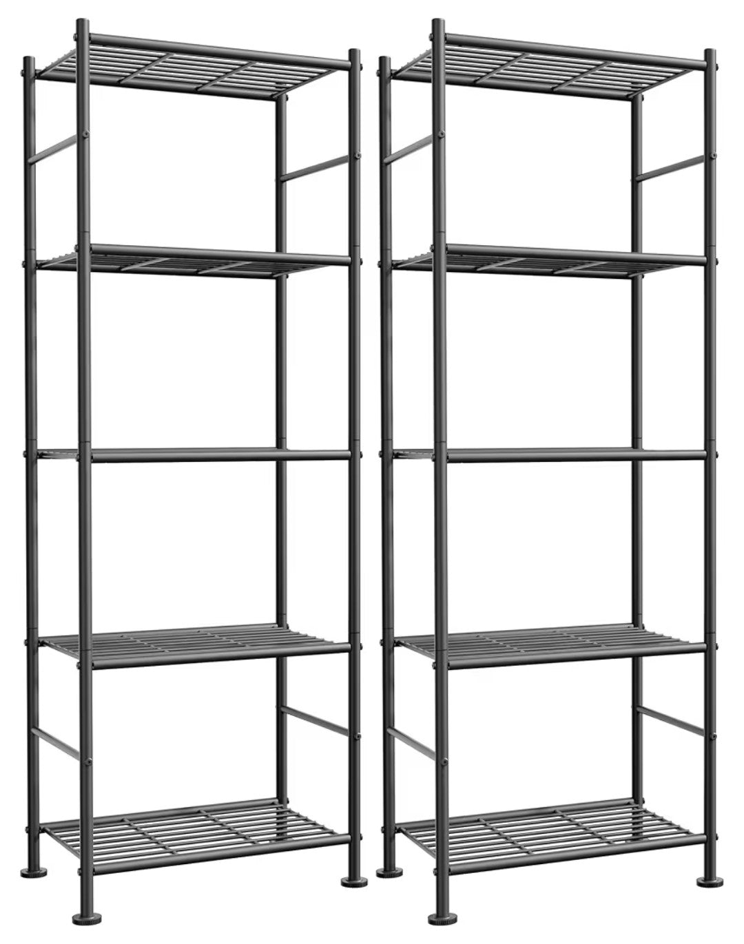 5-Tier Storage Shelves (2 pack)