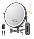 Zloka 9in Wall Mounted Light Up Makeup Mirror