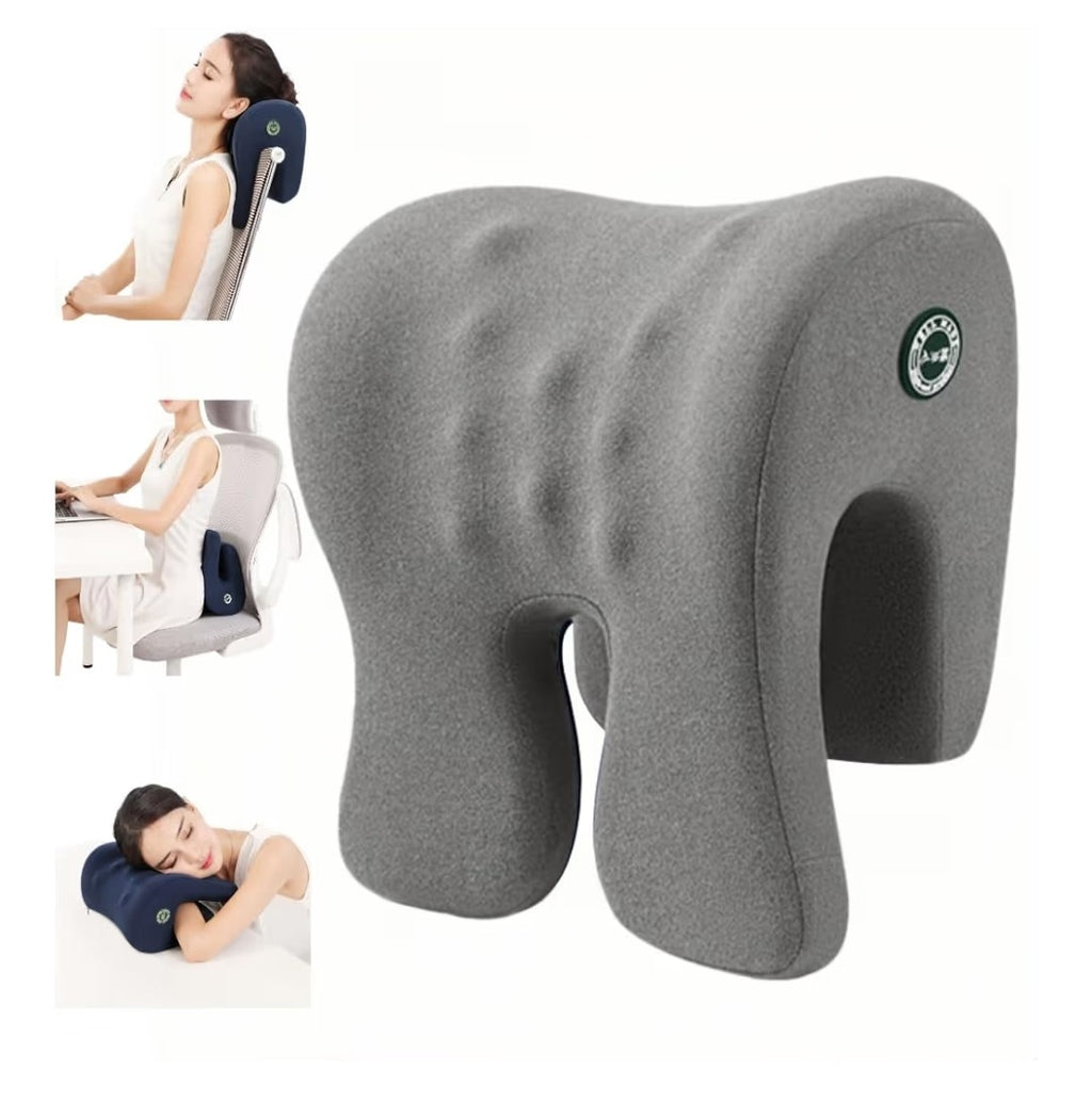Ergonomic Memory Foam Desk Pillow (Navy)