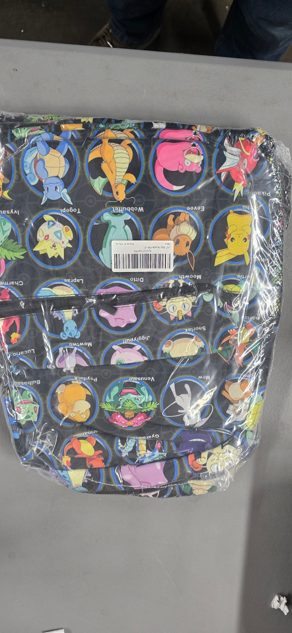 Pokémon character all-over print backpack