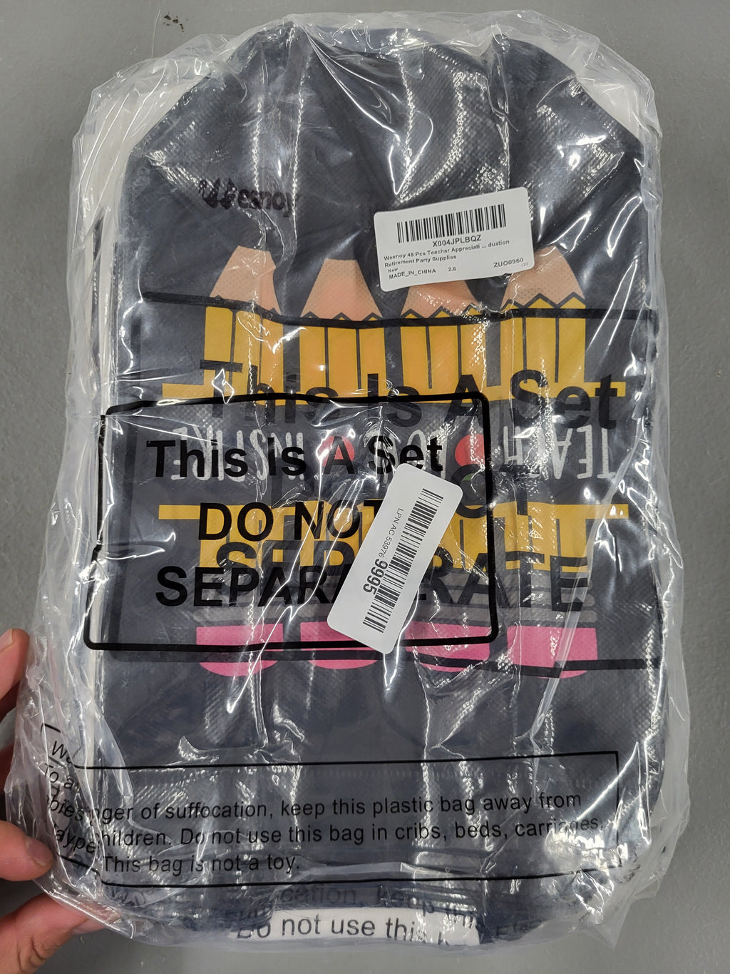 Wesnoy Teacher Appreciation Goodie Bag (48pcs)