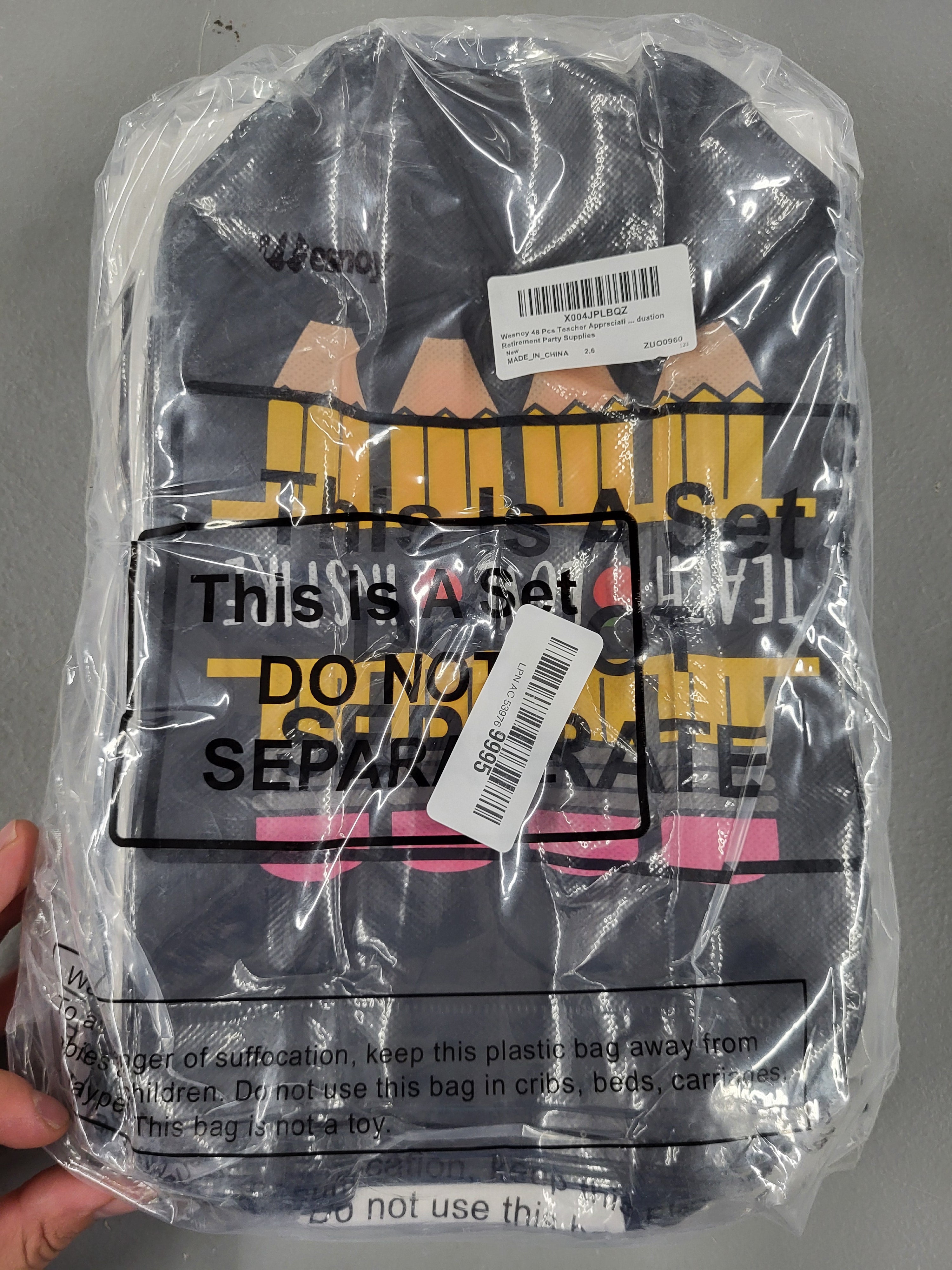 Wesnoy Teacher Appreciation Goodie Bag (48pcs)