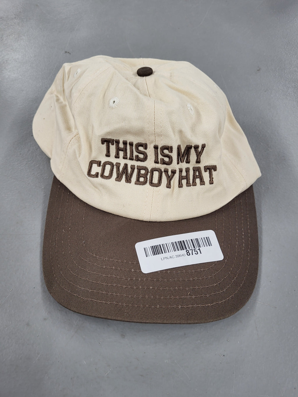 Adjustable Hat "This Is My Cowboy Hat"