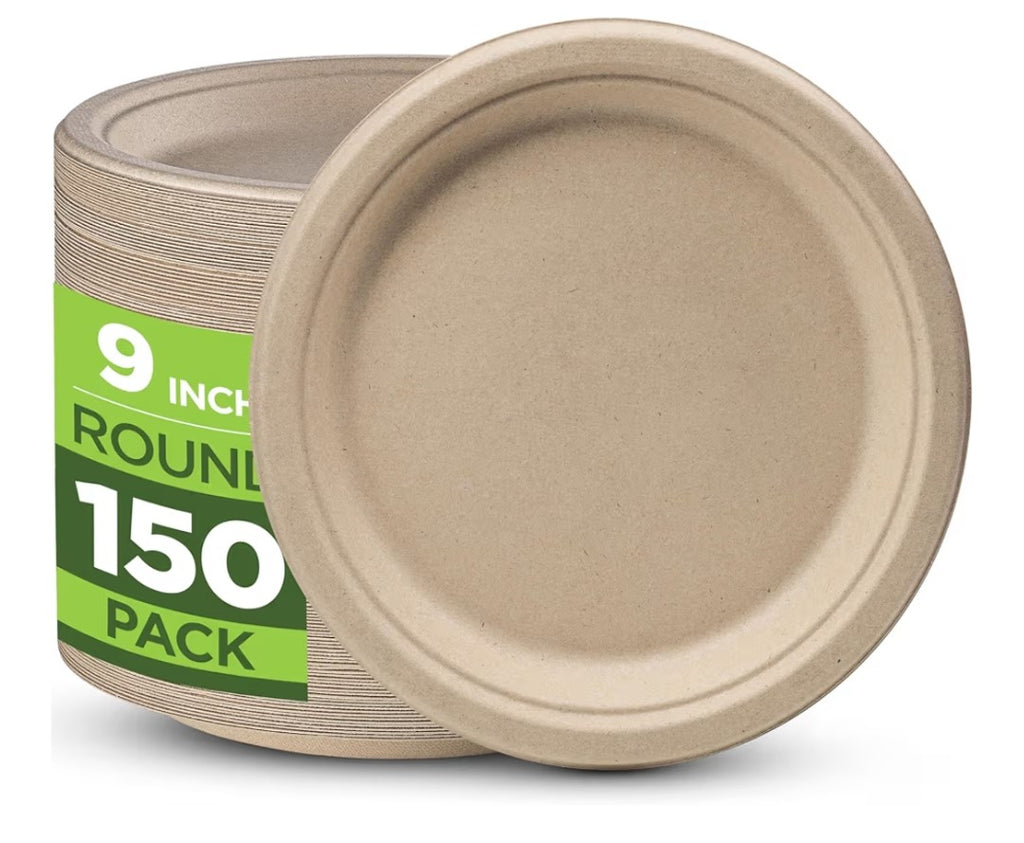 Munfix Compostable 9in Plates 150pack