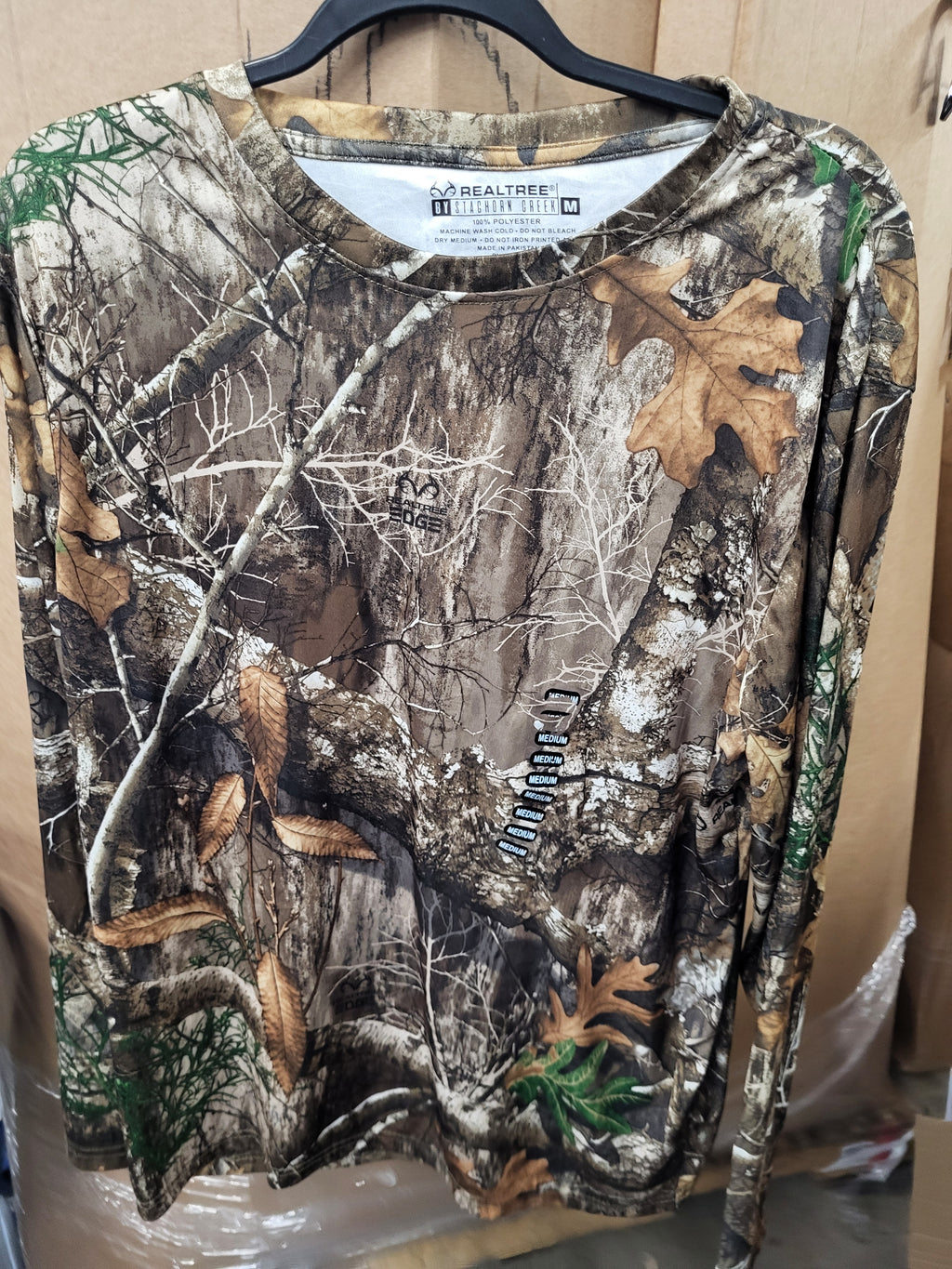 Men's Realtree Long Sleeve Camo (Medium)