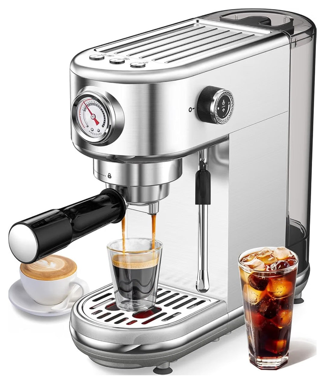 Espresso Machine with Milk Frother
