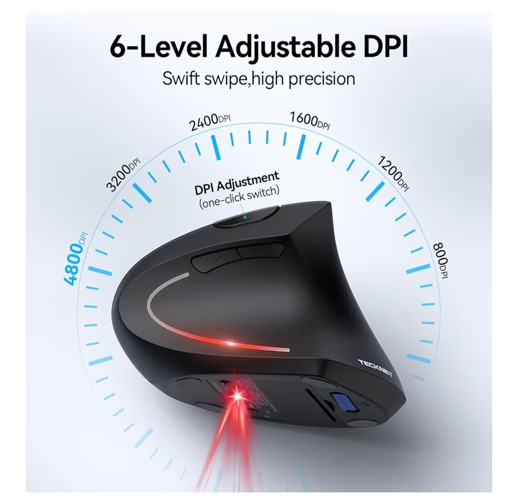 Tecknet Ergonomic Wireless Mouse