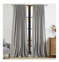 Primrose Silver Room Darkening Curtain 84in 2 Pannels