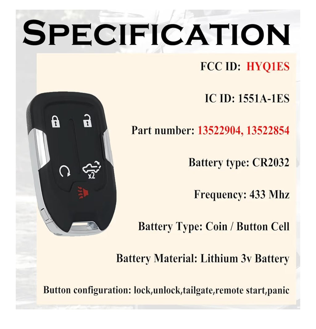 Keyless Entry Remote