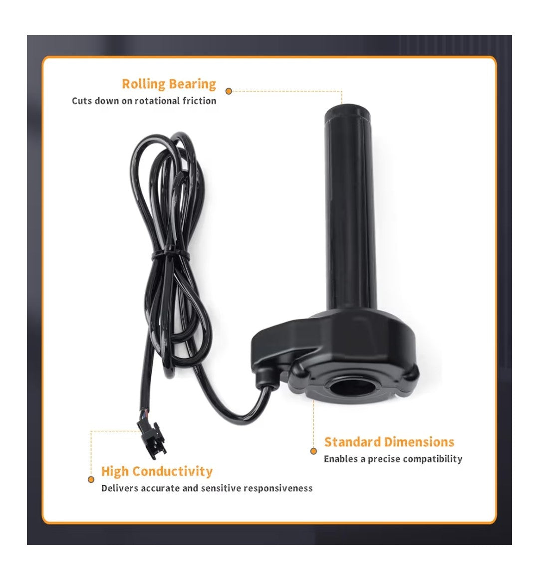 E-Bike Throttle Grip and Cable Kit