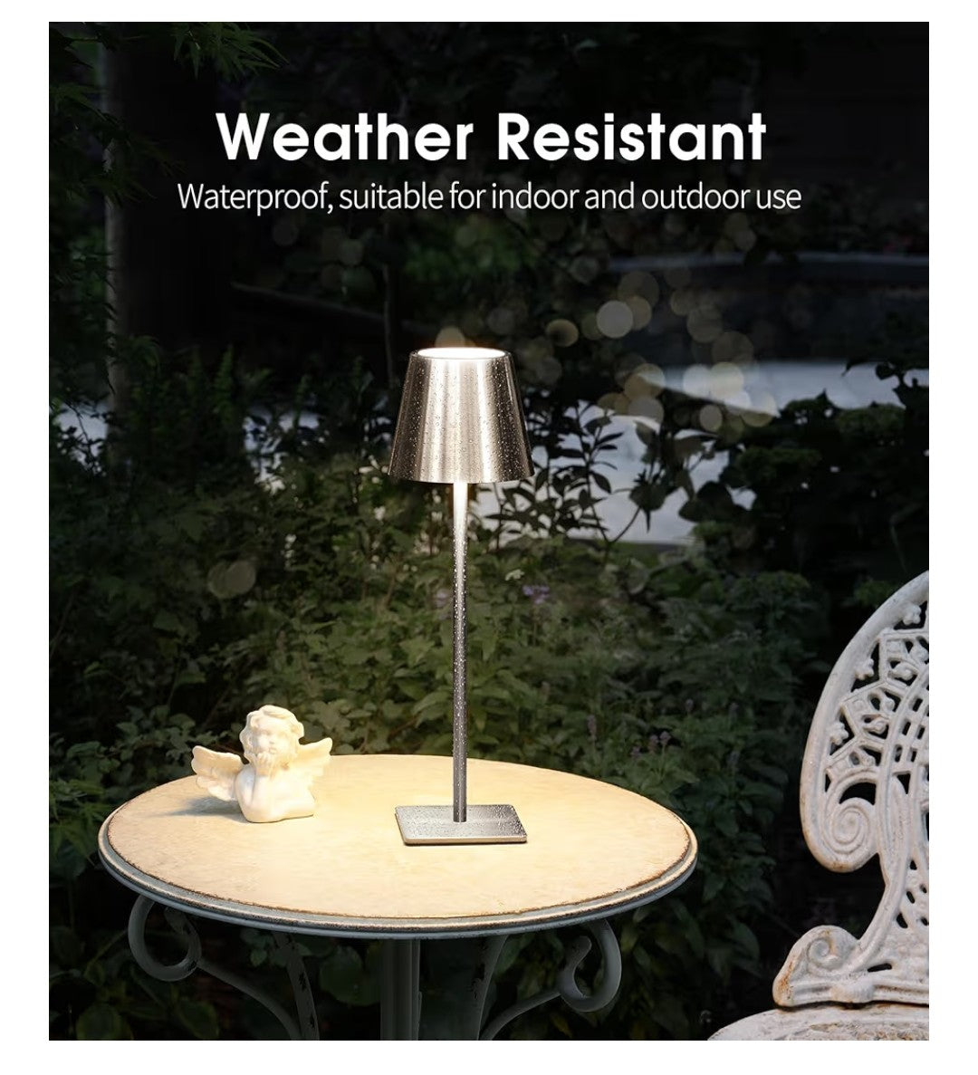 U.E Cordless Table Lamp 3 pack (Silver)