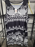 Sleveless V Neck Sundress (4XL)