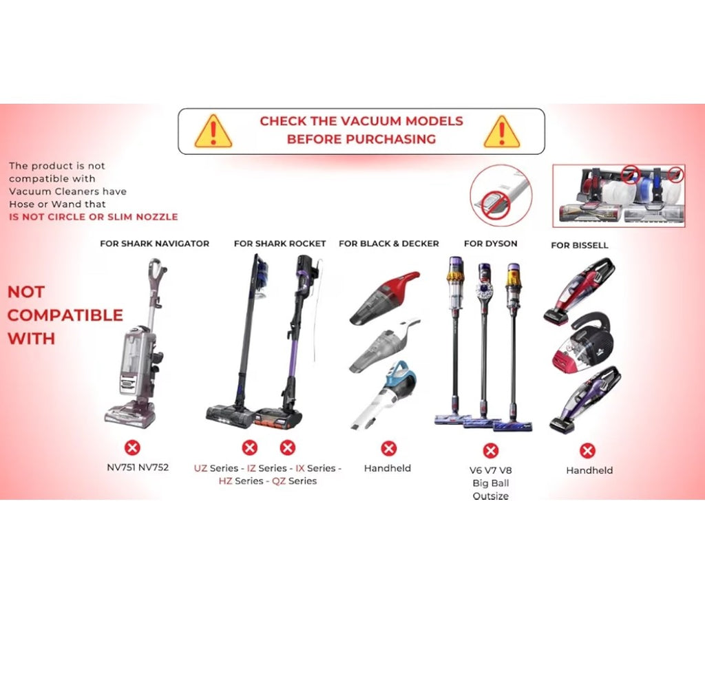 Vacext Universal Vacuum Attachments and Brushes Kit