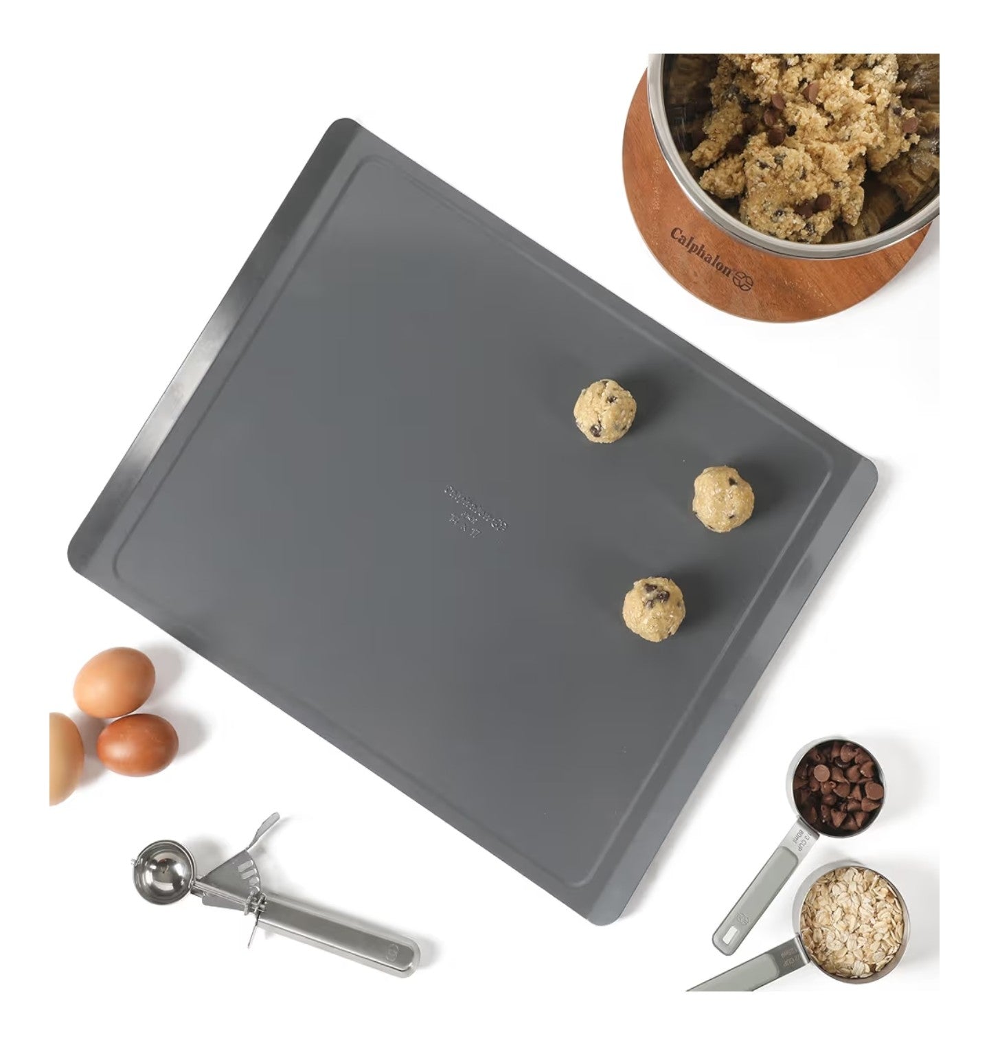 Calphalon Titan Steel Core PFA Free Nonstick 17 x 14 Cookie Sheet Baking Pan, Heavy.