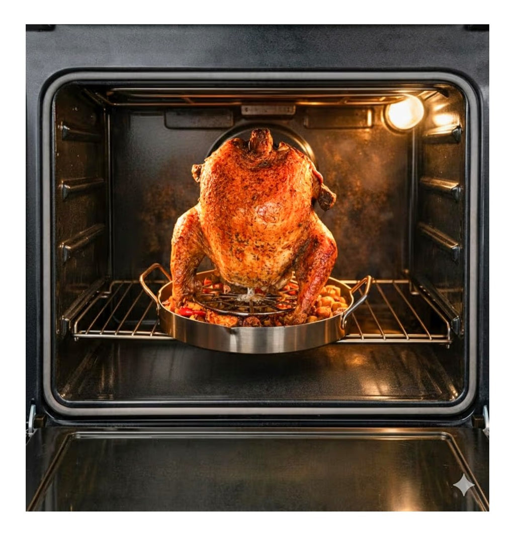 The Uproaster All-In-One Vertical Roast Pan