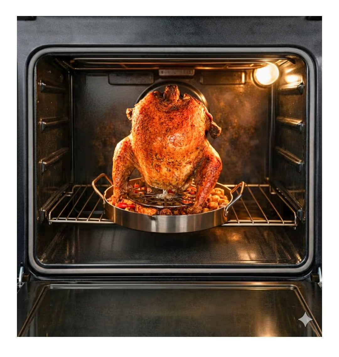 The Uproaster All-In-One Vertical Roast Pan