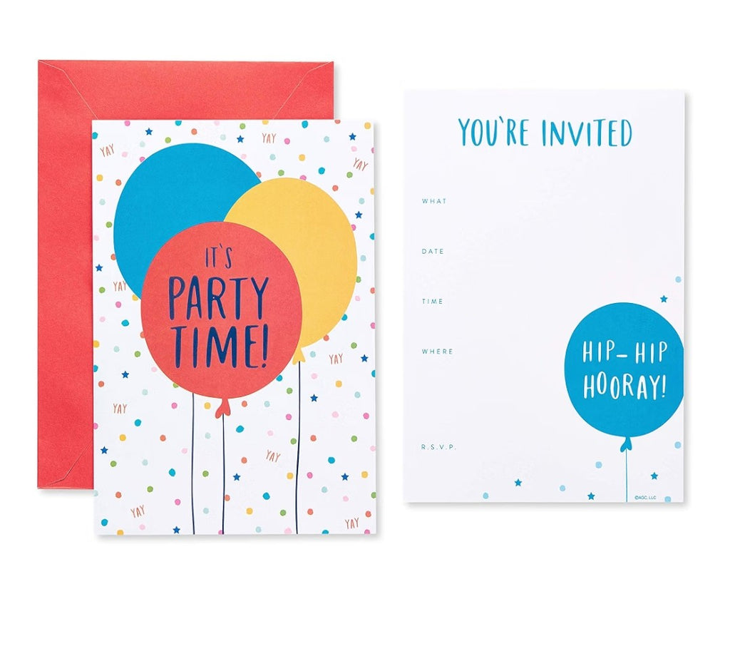 Party Invitations and Envelopes (25 count)