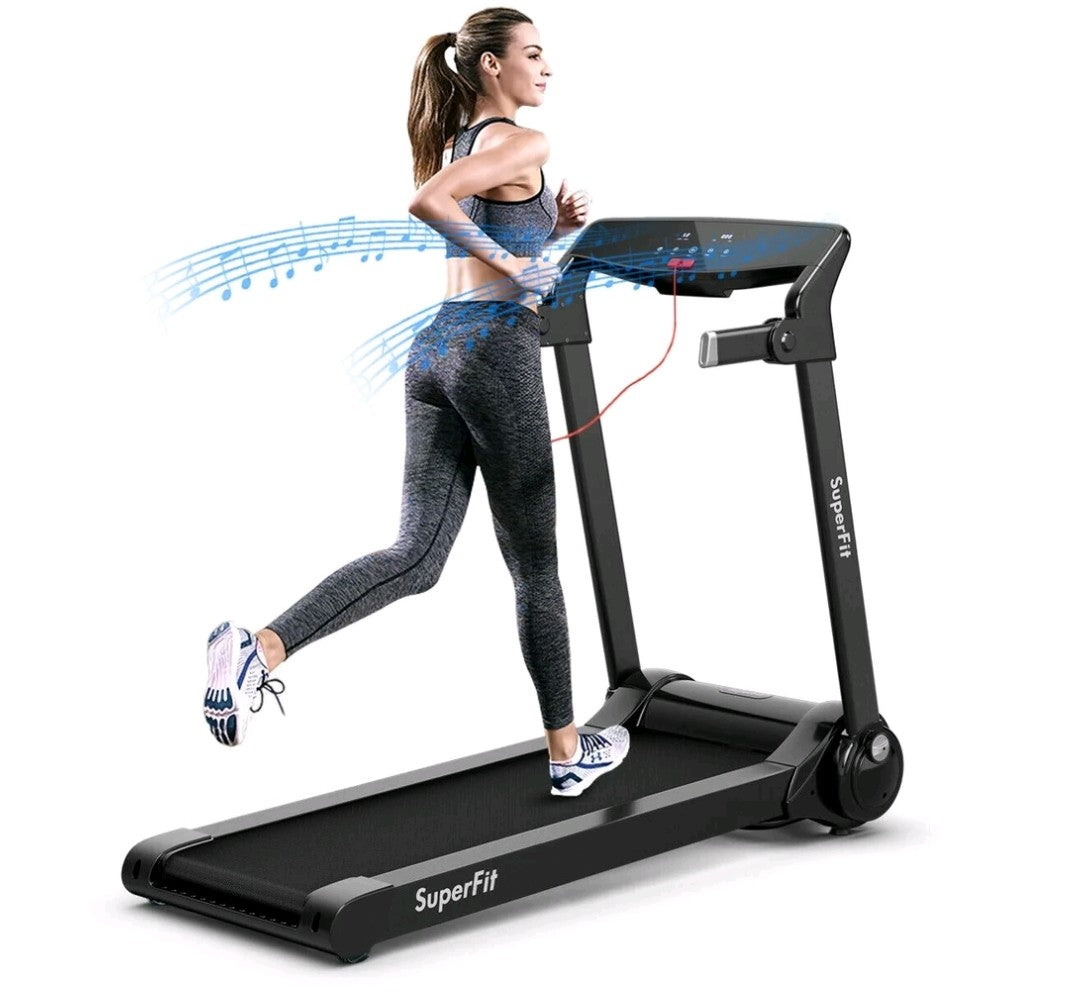 Electric Folding Treadmill w Speaker