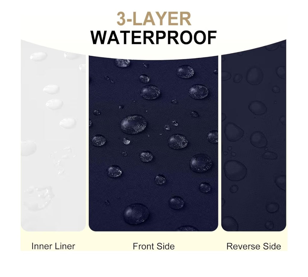 Waterproof Outdoor Chair Cushions 2 pack