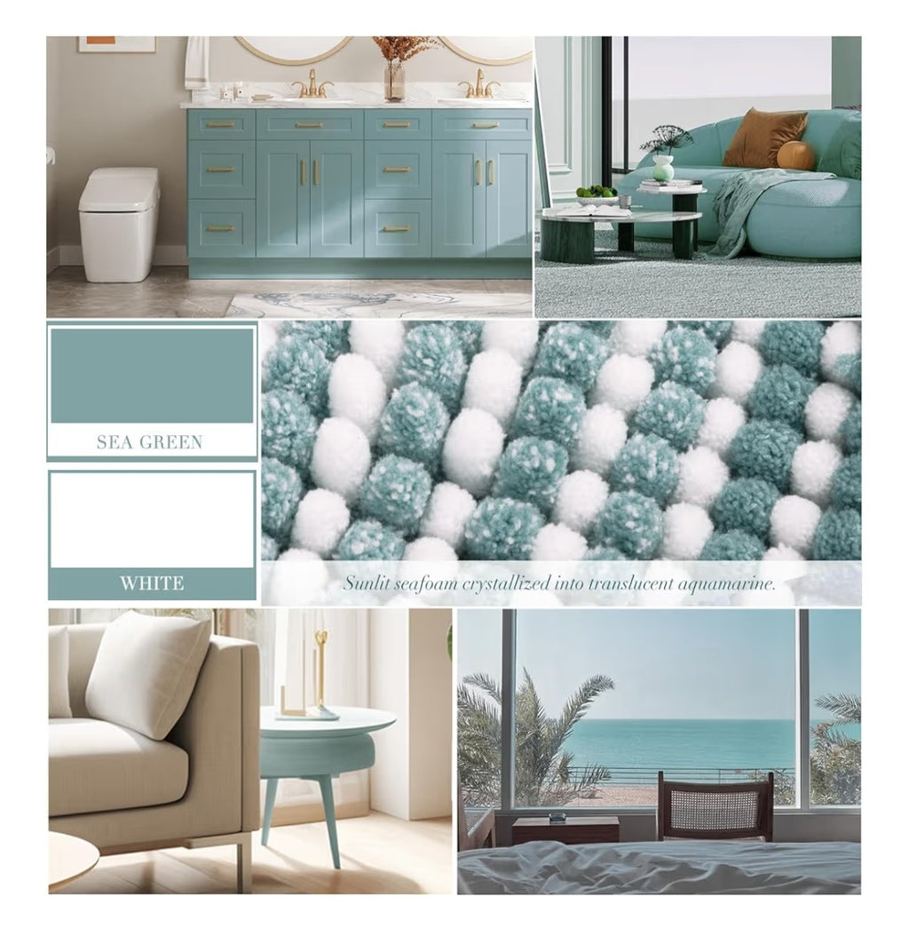 Bathroom Rugs 2pcs