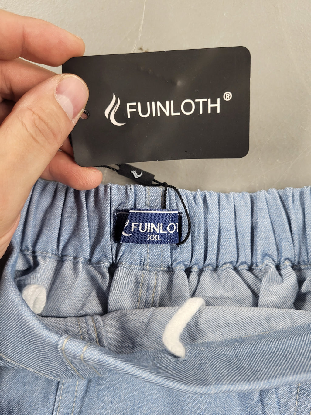 Fuinloth Denim Shorts (Size 2XL)