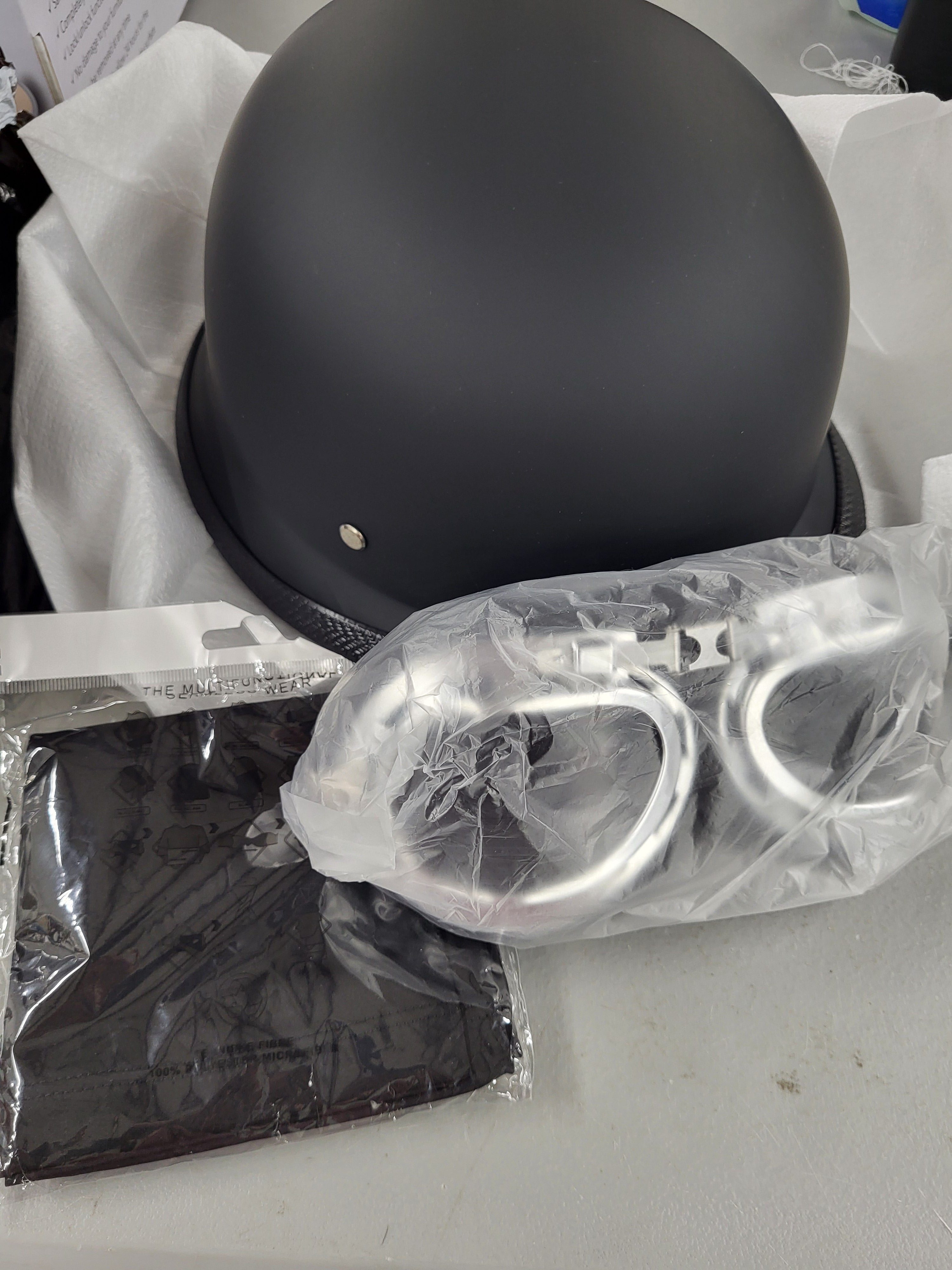 Ziyogift German Style Motorcycle Helmet (Medium)