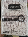 Depends for Women 76 count (Medium)