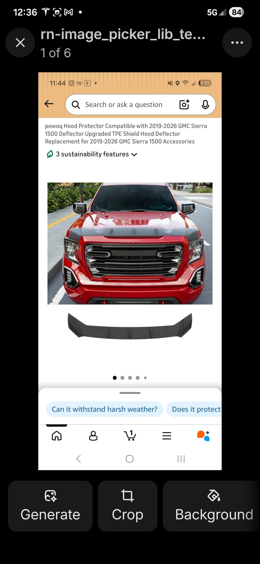 Powoq Hood Protector (2019-2026 GMC Sierra 1500)
