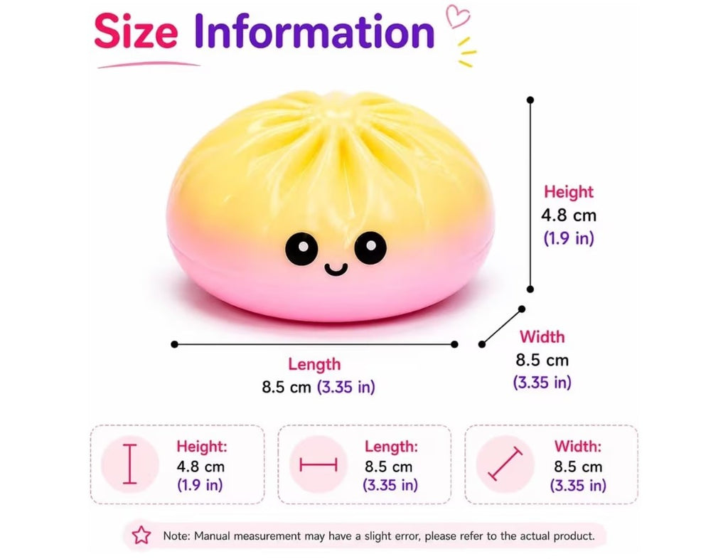 Dumpling Squishies Stress Balls (4 pack)