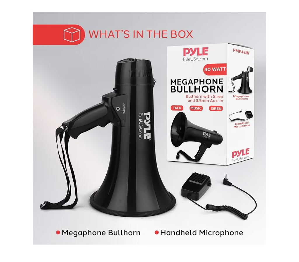 Pyle Megaphone Speaker 40W