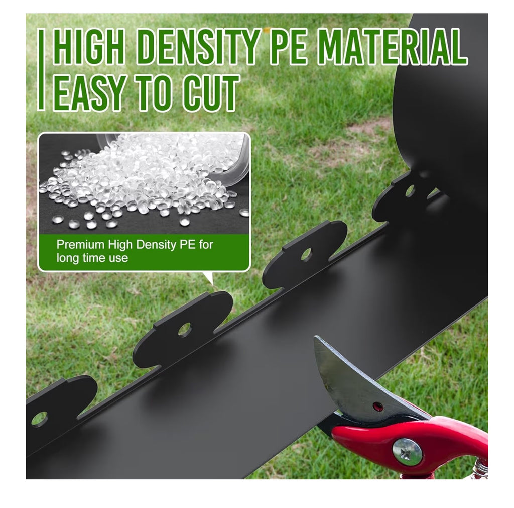 Landscape Edging 4 Inch Tall 20FT with 30Pcs