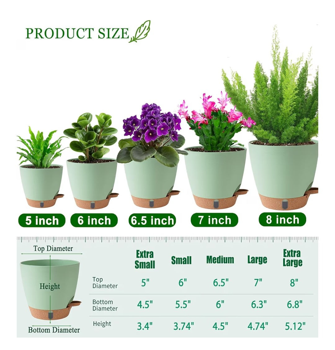 Fielda Self Watering Pots