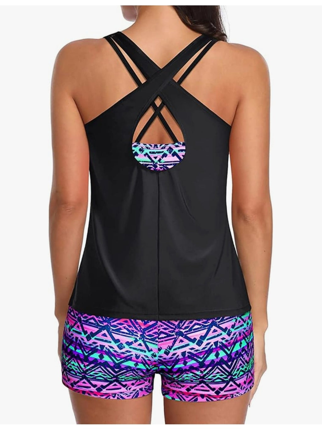 Holipick 3 Piece Tankink Swimsuit (Womens size Medium)
