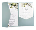 Invitation Pocket Envelopes (Lake Blue)